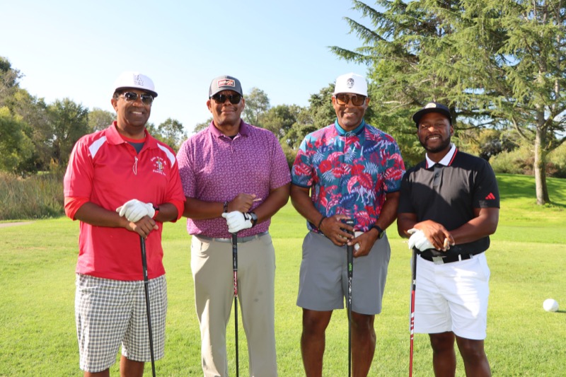 Golfers at Stonebrae