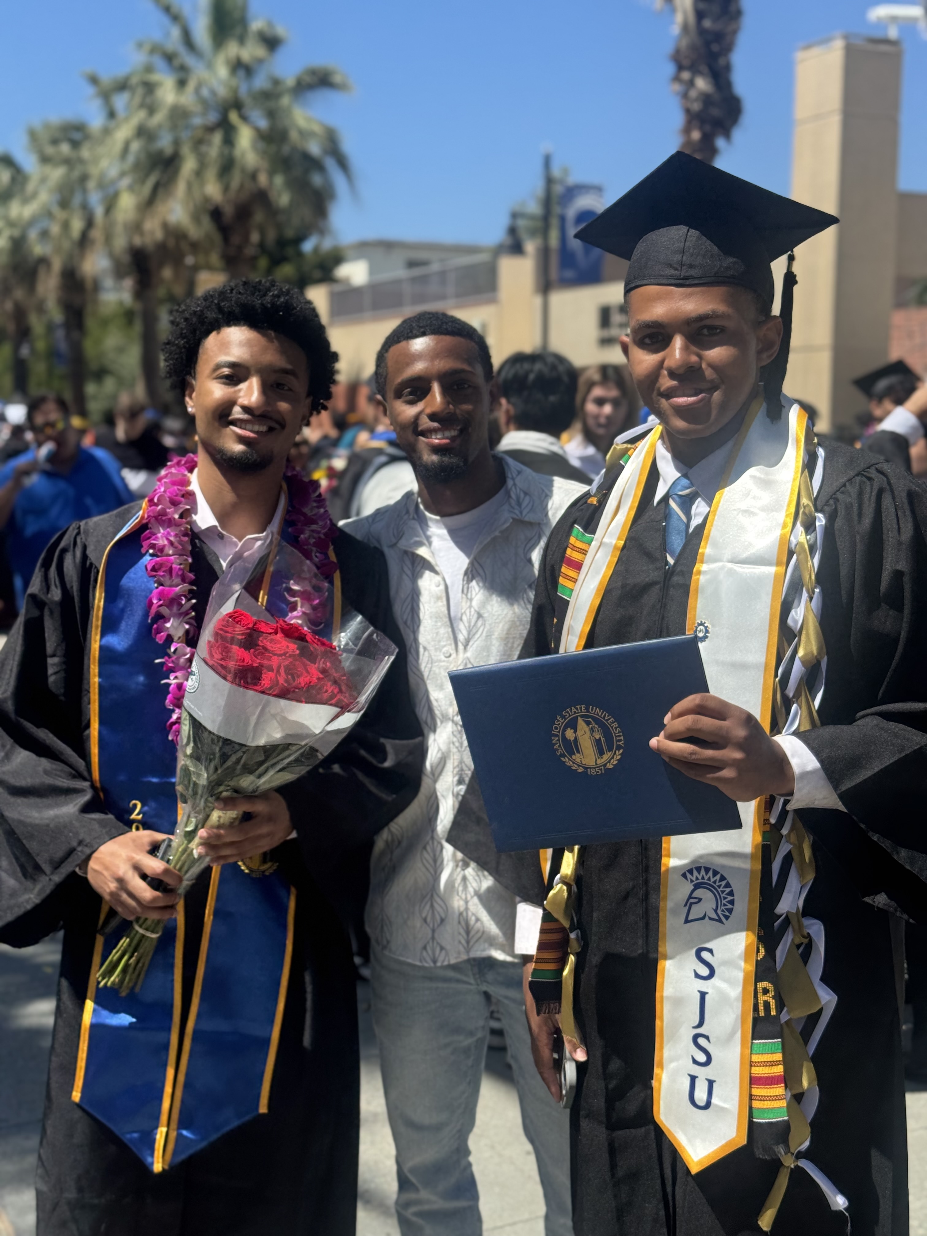 Alexander Wiley, San José State University graduation